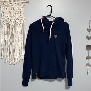 Navy Hoodie -Naketano